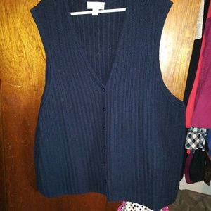 Cato knit sweater vest 3X
